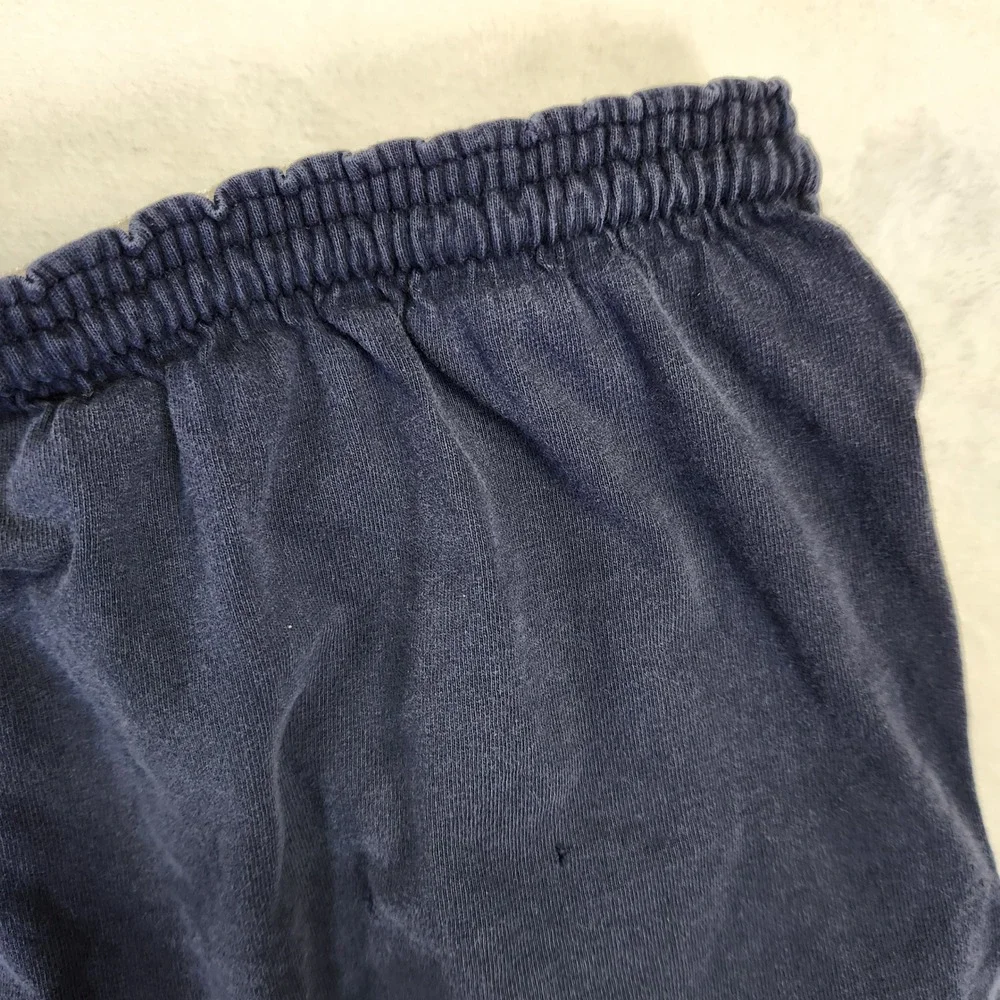 Vintage Champion‎ Navy Blue Jersey Athletic Shorts Mens Large Embroidered Logo